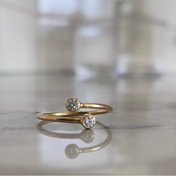 Tiffany yellow gold hoop ring - Picture 4 of 4